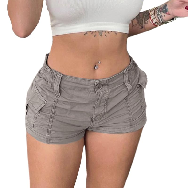 Cargo Shorts for Women Trendy 2025 Summer High Wasited